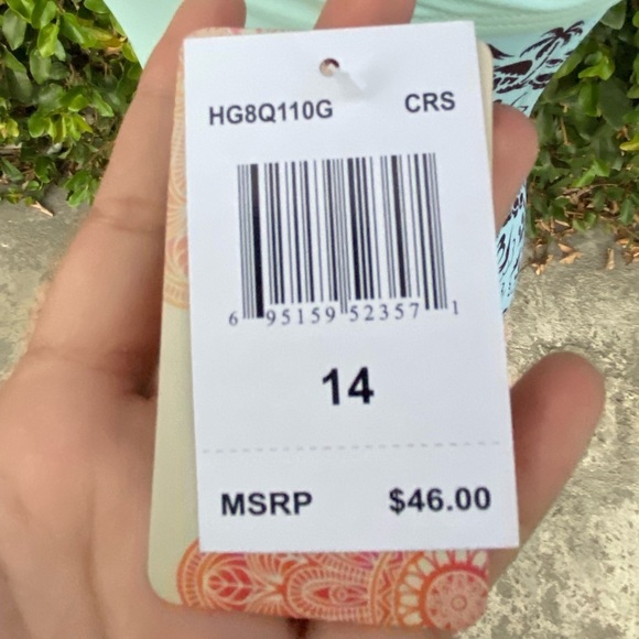 Hobie Girls Color Block One Piece Swimsuit - Picture 6 of 7